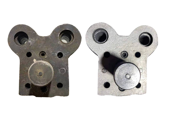 مقارنة قبل وبعد التنظيف بالليزر