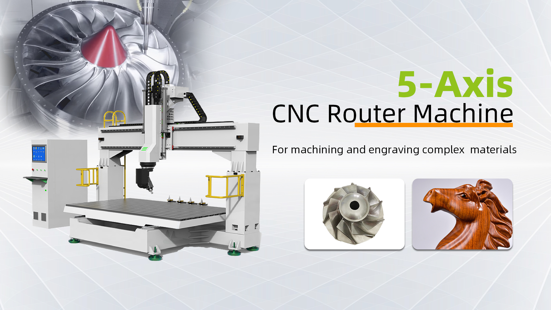 آلة التوجيه متعددة الوظائف 5 محاور ATC CNC Leapion