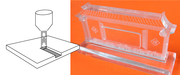 آلة القطع و النقش بالليزر ثاني أكسيد الكربون