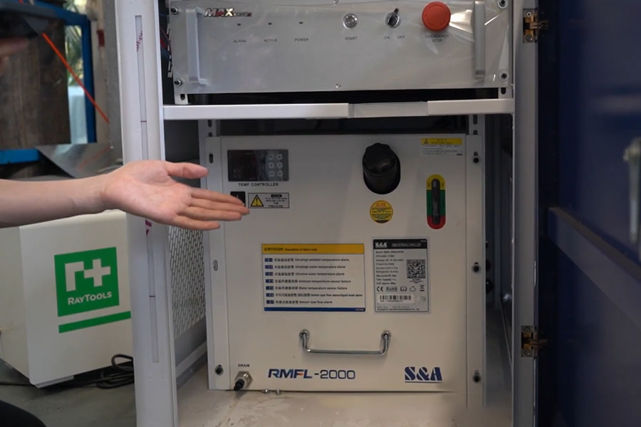 نظام تبريد اللحام بالليزر