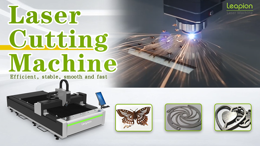 آلة القطع بالليزر Leapion 2022 الجديدة متعددة الوظائف CNC 1000w للورق معدن