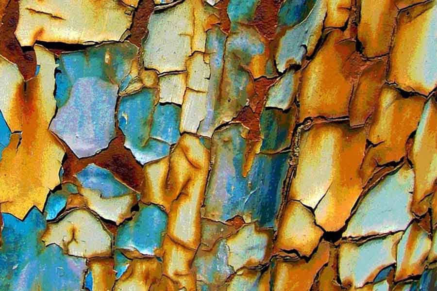 إزالة طلاء الصدأ